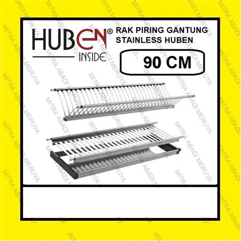 Jual Rak Piring Gantung Huben Cm Cm Stainless Steel Dish Rack