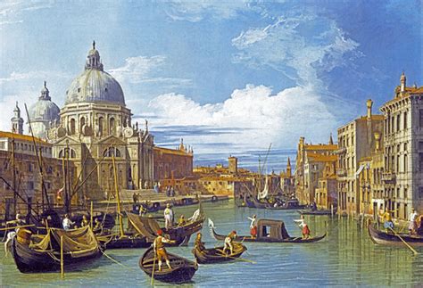 Canaletto Santa Maria Della Salute And The Entrance To The… Flickr