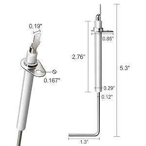 Amazon.com: Flame Sensor for Lennox Furnace - Flame Sensor Igniter ...