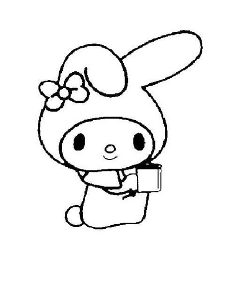 My Melody صفحات تلوين - Suartalwin.com