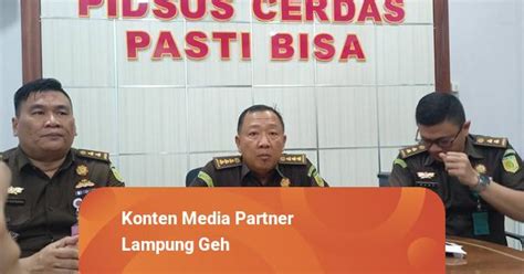 Kasus Dugaan Korupsi Tukin Di Kejari Bandar Lampung Masih Proses