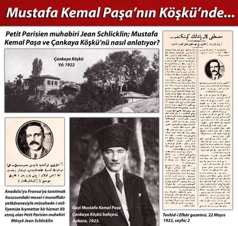 Petit Parisien Muhabiri Jean Schlicklin Mustafa Kemal Paşa Ve Çankaya