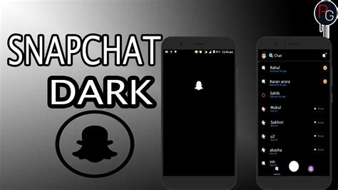 Snapchat In Dark Mode Android Lp Mm N Youtube