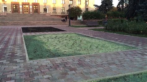 Алматы. Жидкая Посадка травы - YouTube