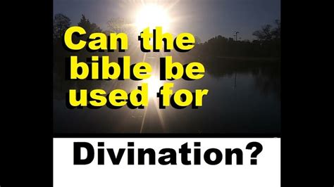 Divination Explained Examples From The Bible Bible