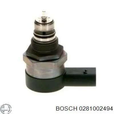 0281002494 Bosch regulador de presión de combustible rampa de inyectores