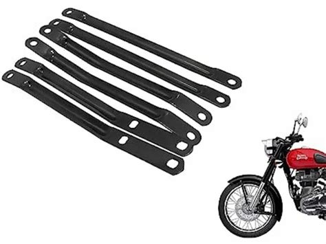 Royal Enfield Mudguard Patti For Bullet Classic 350 Cc Black Set Of 6