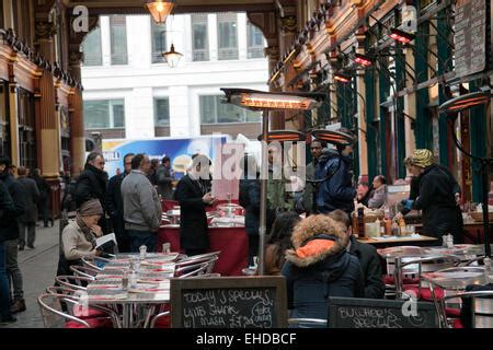 Leadenhall Market Restaurants - in London UK Stock Photo - Alamy