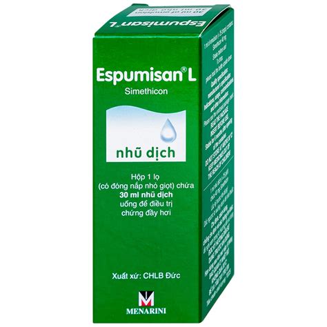 Nhũ dịch uống Espumisan L 40mg trị chướng bụng Chai 30ml