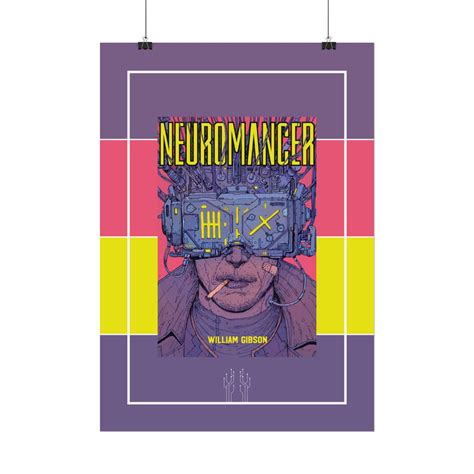 Neuromancer Book Cover Digital Art William Gibson, Cyberpunk ...