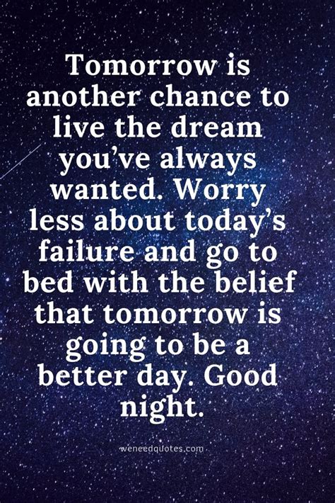 Good Night Motivational Quotes - ShortQuotes.cc