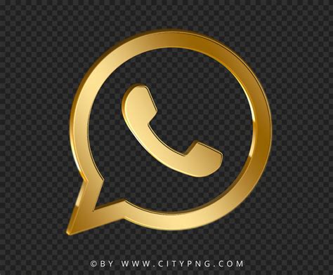 Whatsapp Golden Logo Icon Hd Transparent Png Fireworks Images