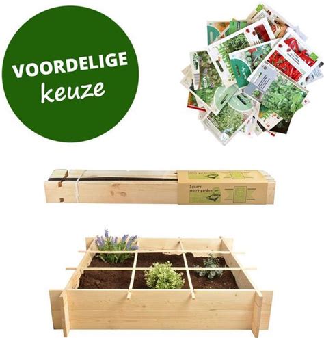 Vierkante Meter Moestuin Inclusief Verschillende Zaden Groenten En