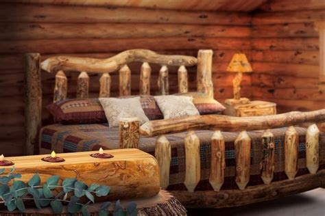 Log Cabin Bedroom Set Quick Ship From Dutchcrafters Amish Furniture