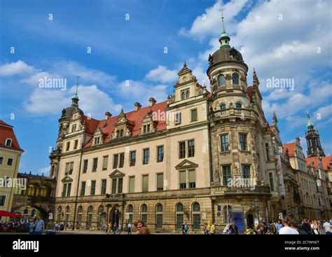 Dresden Is The Capital City Of Saxony Germany Stock Photo Alamy