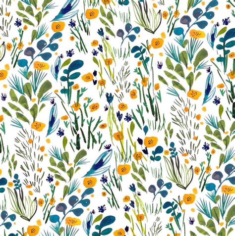 Floral Pattern Design, Motif Floral, Surface Pattern Design, Textile ... 