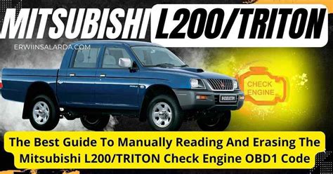 The Best Guide To Manually Reading And Erasing The Mitsubishi L200