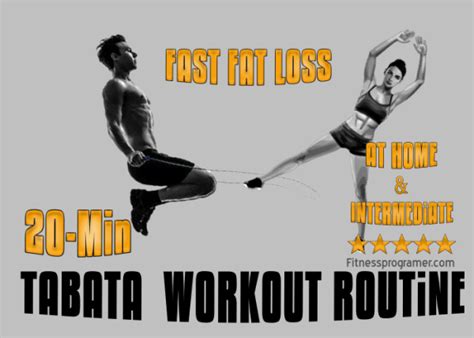 Minute Advanced Tabata Workout For Fast Fat Loss