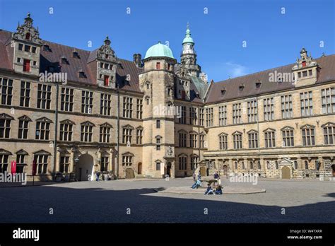 Helsingor, Denmark - 28 June 2019: Kronborg castle at Helsingor on ...