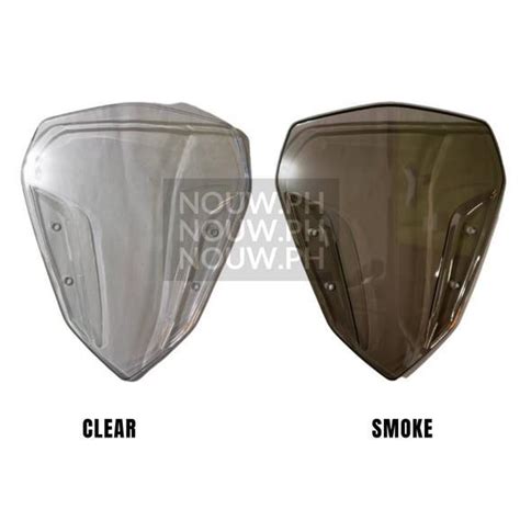 Visor For AEROX 155 V1 V2 Smoke Clear Lazada PH