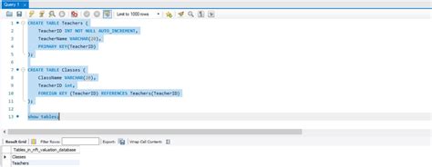 Mysql Create Table Constraint Foreign Key Example Cabinets Matttroy