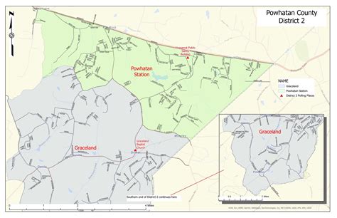 Voting District Maps Powhatan County Va Official Website