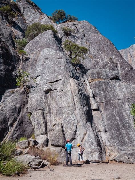 Rock Climbing And Bouldering In Yosemite National Park California Usa