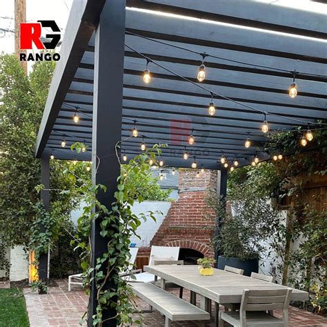 Rango Modern Design Bioclimatic Awning Cover Patio Pergola Waterproof