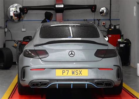 Mercedes Benz Amg C Coupe W Carbon Fiber Trunk Spoiler Wing Dmc