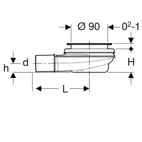 Geberit Sifone Doccia Diametro 90 Mm Con Tappo Per Piletta Nel 2022