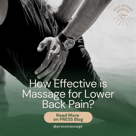 How Effective is Massage for Lower Back Pain