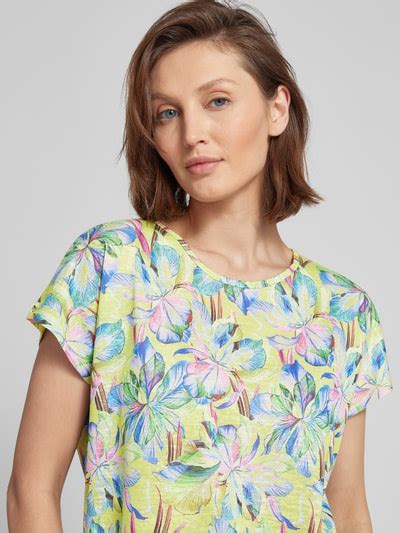 Christian Berg Woman T Shirt Mit Floralem Muster Apfel Online Kaufen