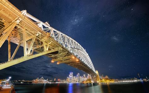 Sydney Bridge Nights - Wallpaper, High Definition, High Quality, Widescreen