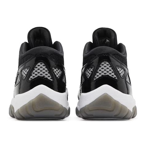 jordan men air jordan 11 retro low ie black black white