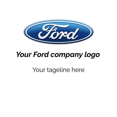 Ford Company Logo Template Postermywall