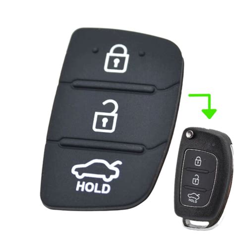 Hyundai I10 I20 I30 I40 Ix20 Ix35 3 Button Remote Key Fob Rubber Pad