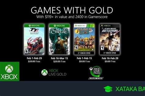 Juegos De Xbox Gold Gratis Para Xbox One Y 360 De Febrero 2020