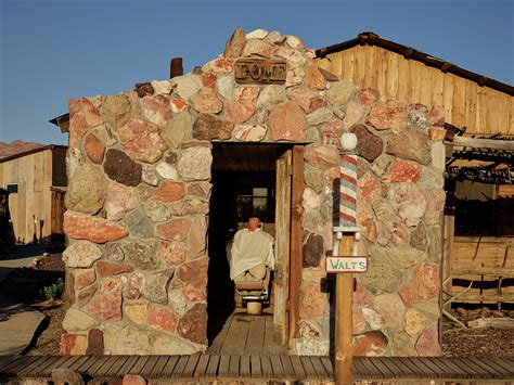 Barber Shop At The Castle Dome City Ghost Town Once The Boomtown