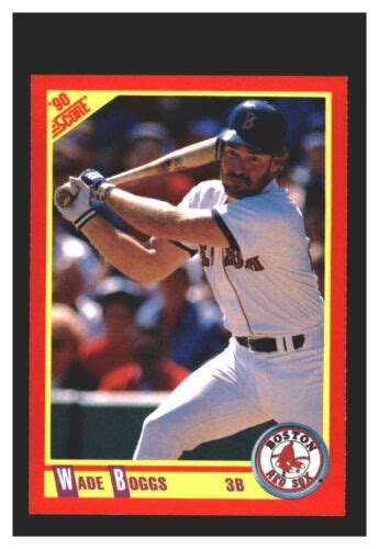 Score Wade Boggs Boston Red Sox Nm Mt Ebay