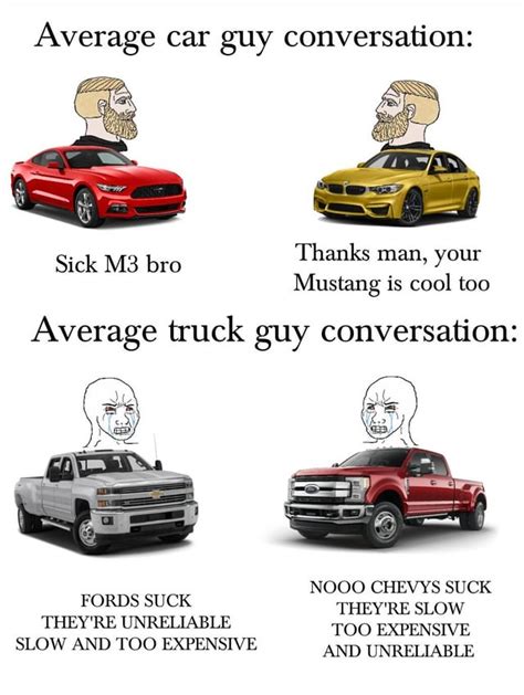 Man Truck Guys Have No Chill Whatsoever Rcarmemes