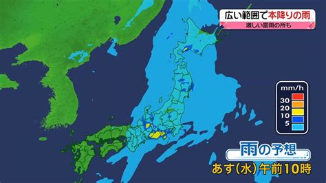 【天気】全国的に雨 西～東日本の太平洋側や北海道、雷を伴い激しい所も 土砂災害などに注意（2023年4月25日掲載）｜日テレnews Nnn