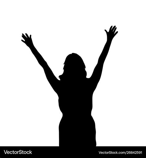 Outstretched Arms Silhouette