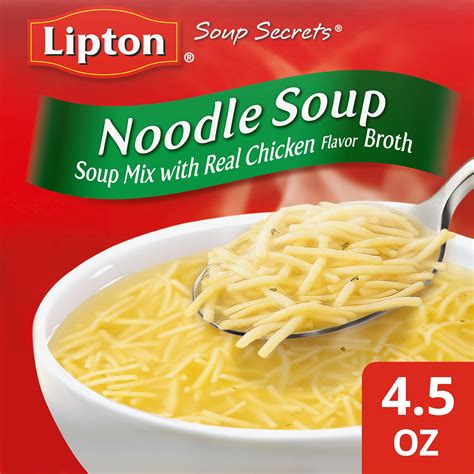 Lipton Soup Secrets Instant Soup Mix Noodle 45 Oz 2 Count Shelf