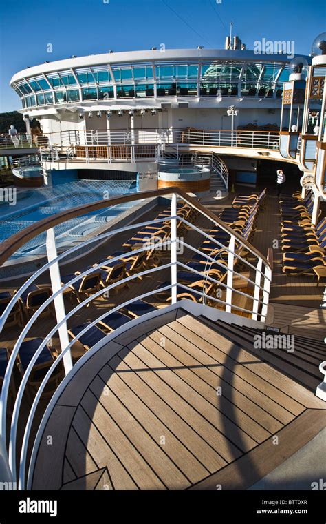 Azura cruise ship deck decks layout graphic detail Stock Photo - Alamy