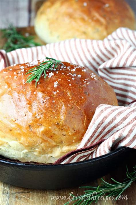 Rustic Rosemary Bread Lets Dish Recipes