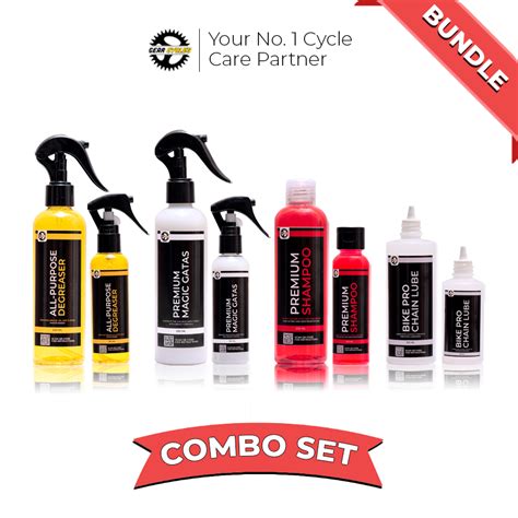 Bundle Gear Cycles Combo Degreaser Shampoo Magic Gatas Chain Lube