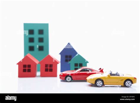 Building and car model Stock Photo - Alamy