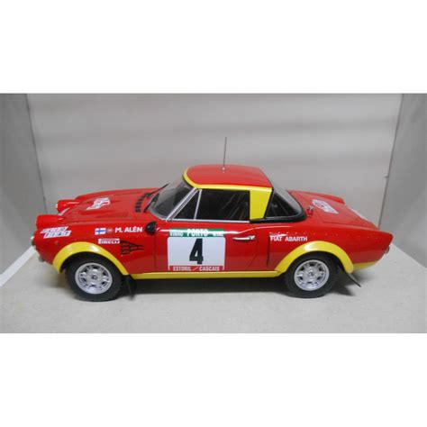 Fiat Abarth Rally Portugal M Alen Altaya Ixo Bcn Stock Cars