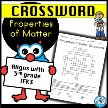 Properties Of Matter Crossword Puzzle By The Learning Loon Tpt