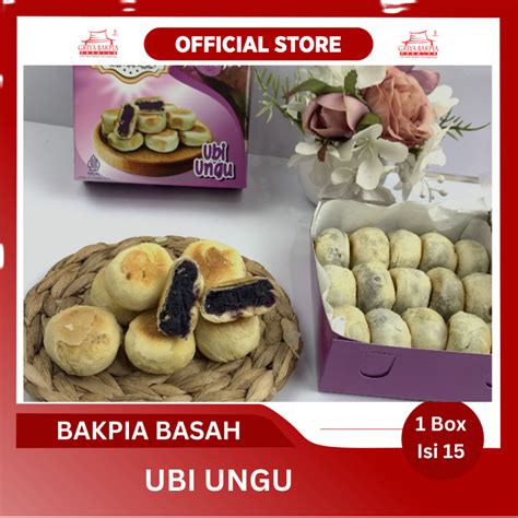 Jual GRIYA BAKPIA Isi 15 Bakpia Basah Ubi Ungu Bakpia Jogja 465